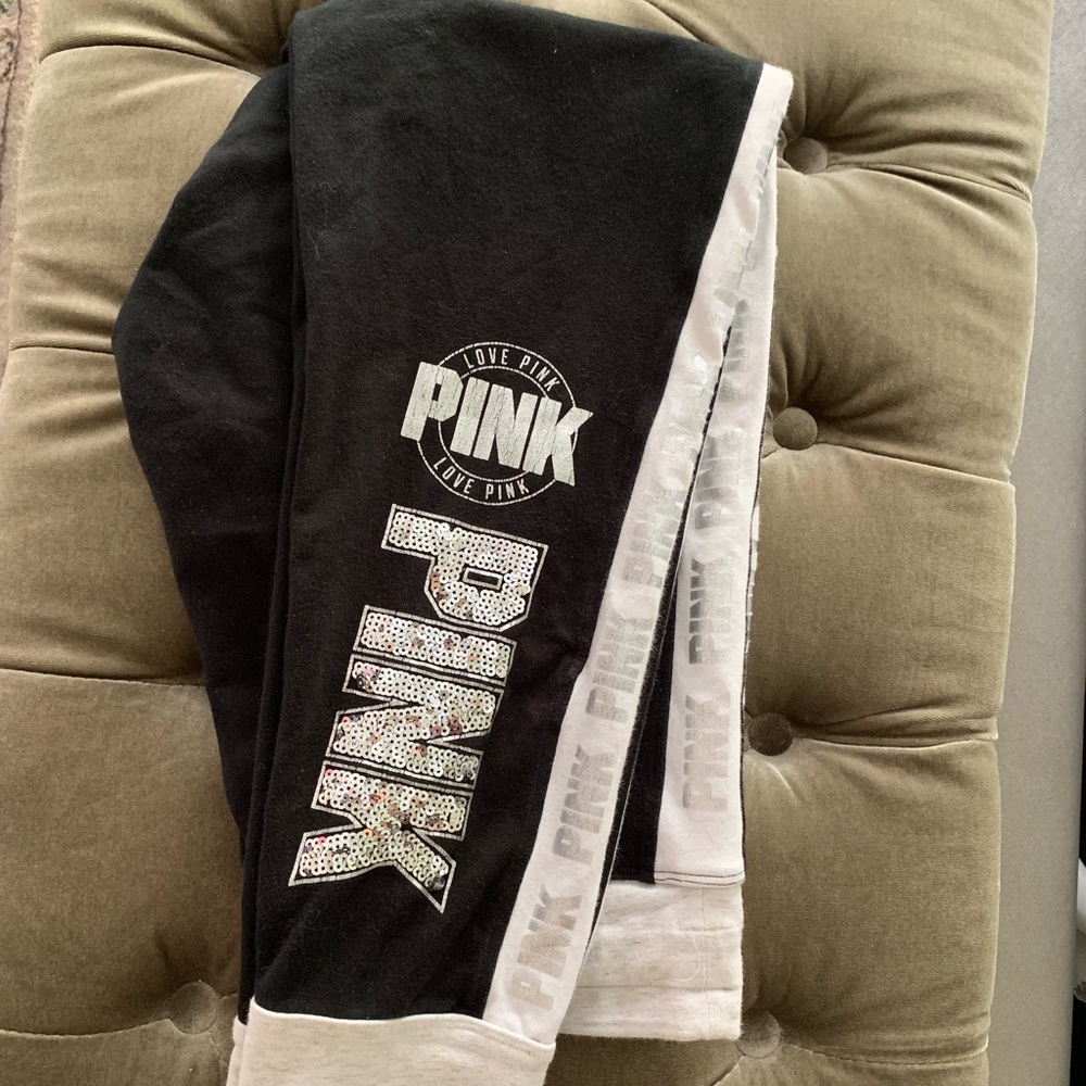 PINK Sequin Yoga Pants